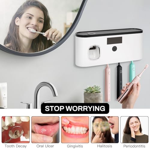 LXIANGN Toothbrush Sterilization Holder for Bathrooms