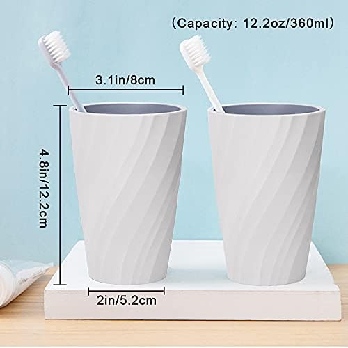 2Pack Unbreakable Toothbrush Cup Holder