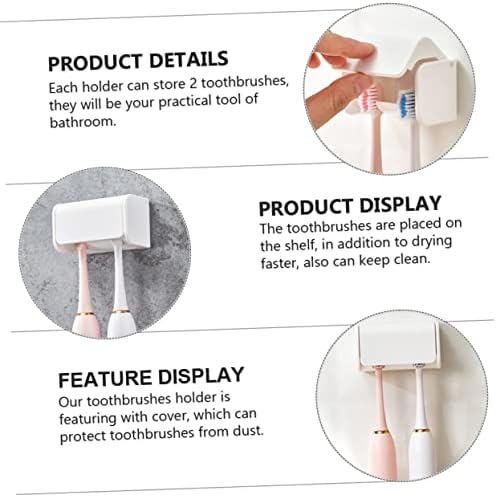 Space-Saving Wall-Mounted Toothbrush Holder