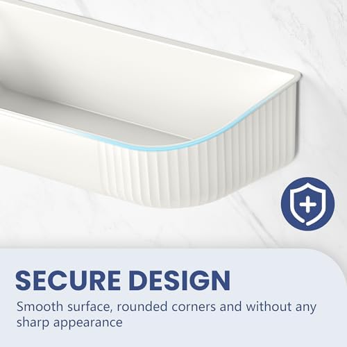 JOMOLA White Self-Adhesive Shower Caddy
