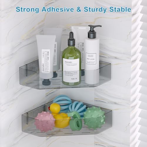 Durable Grey Bath Toy Organizer 2-Pack