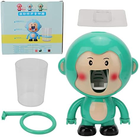 Cutesy Cartoon Monkey Toothbrush Holder Wall-Mounted for Kids