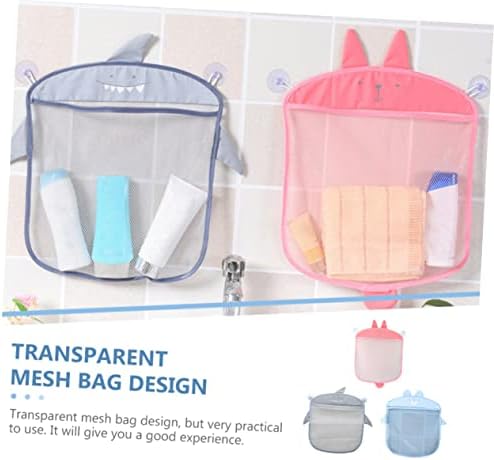 Cabilock Bathroom Toy Organizer Mesh Bag for Kids