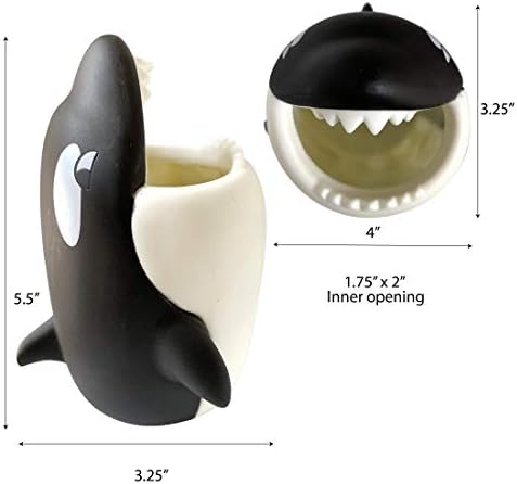 Kids Toothbrush Holder Whale - Durable Silicone Organizer