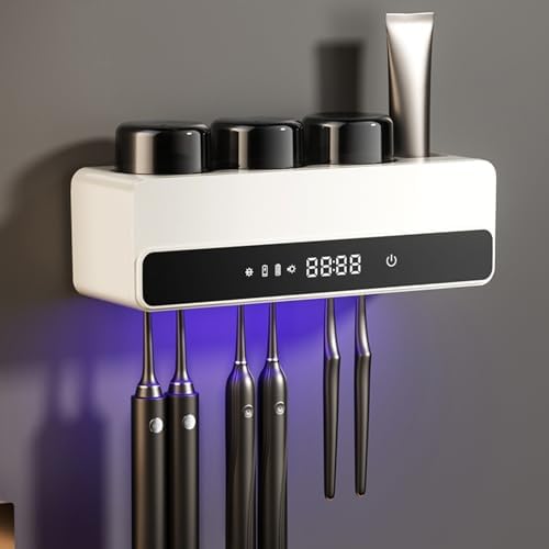 Wekity Rechargeable Toothbrush Holder with 8000mAh Battery