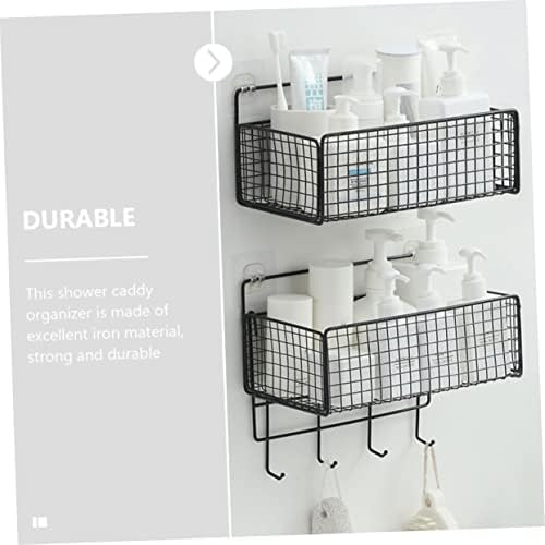 Sturdy Iron Shower Organizer for Bathroom Storage