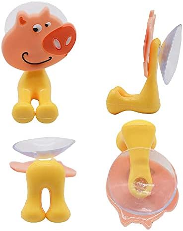 Cute Animal Toothbrush Holder for Kids with Suction Cup 9 Pack