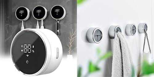 ZEZHOU Rechargeable Electric Toothbrush Holder with Sensor and LED Display