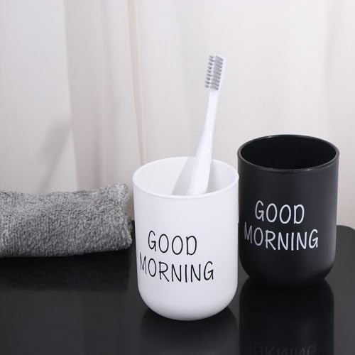 Plastic Toothbrush Holder White