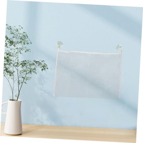 Zerodeko 3pc Hanging Bath Toy Storage Bag Mesh Organizer with Cups