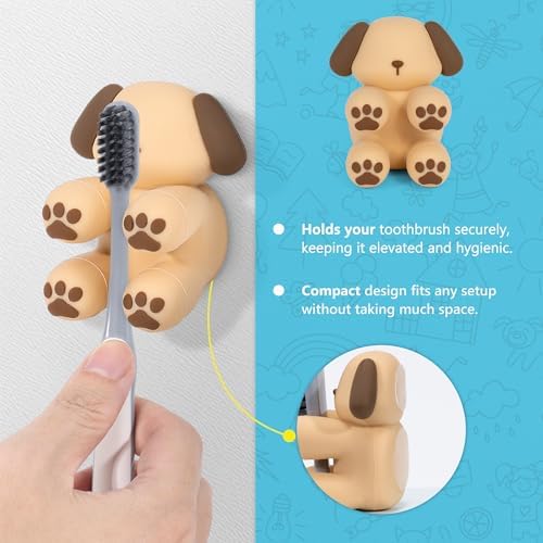 LiZhao Funny Silicone Toothbrush Holder