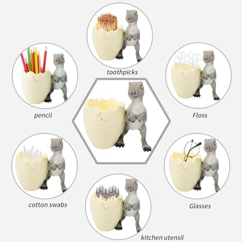FlidRunest Dinosaur Toothbrush Organizer