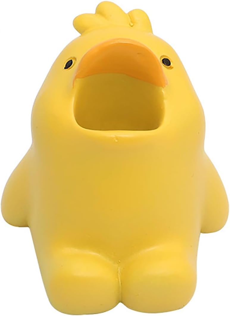 Cartoon Animal Toothbrush Holder Stand - Yellow 1
