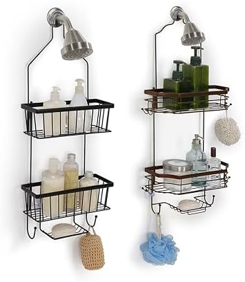 SunnyPoint Bathroom Classic Hanging Over The Shower Head Caddy