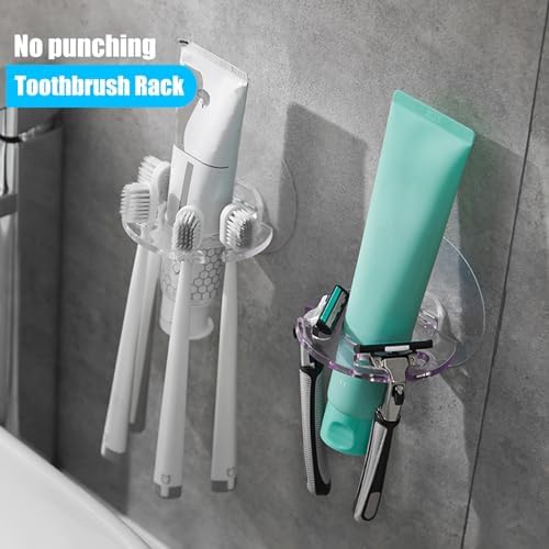 UlafbwurWall-Mounted Toothbrush Holder