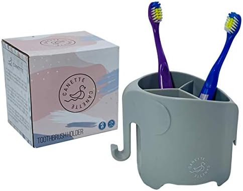 Cute Elephant Toothbrush Holder for Kids Adults Purple
