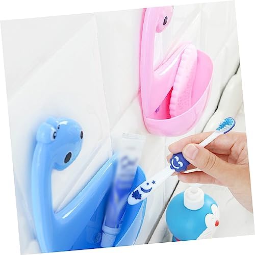 MAGICLULU Dino Suction Cup Toothbrush Toothpaste Holder Set