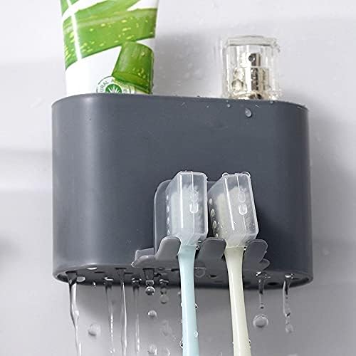 Durable Wall-Mounted Toothbrush Holder