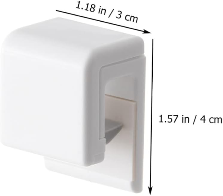 4pcs Wall Clips for Bathroom Toothpaste Holder and Toothbrush Stand