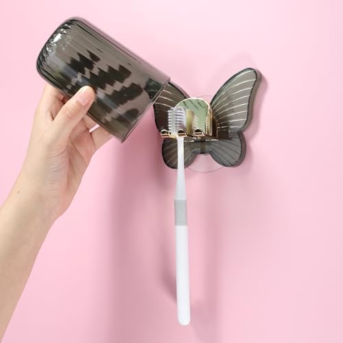 VOCOSTE Wall-Mounted Toothbrush Holder