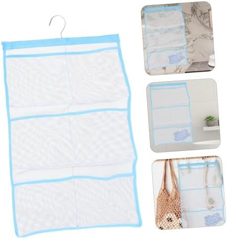 Healifty Mesh Shower Organizer Space Saving Bathroom Accessories