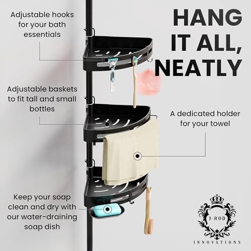 Impose Corner Shower Caddy by J-Rod Innovations