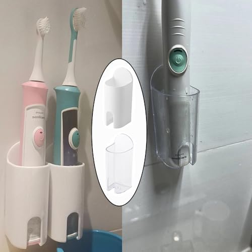 Sturdy Rechargeable Electric Toothbrush Holder Wall Mounted With Universal Fit