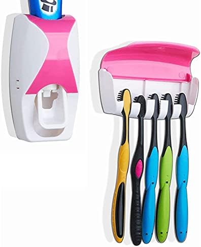 toothpaste dispenser and brush holder
