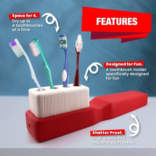 Shatterproof Fun Toothbrush Holder Durable Hygienic