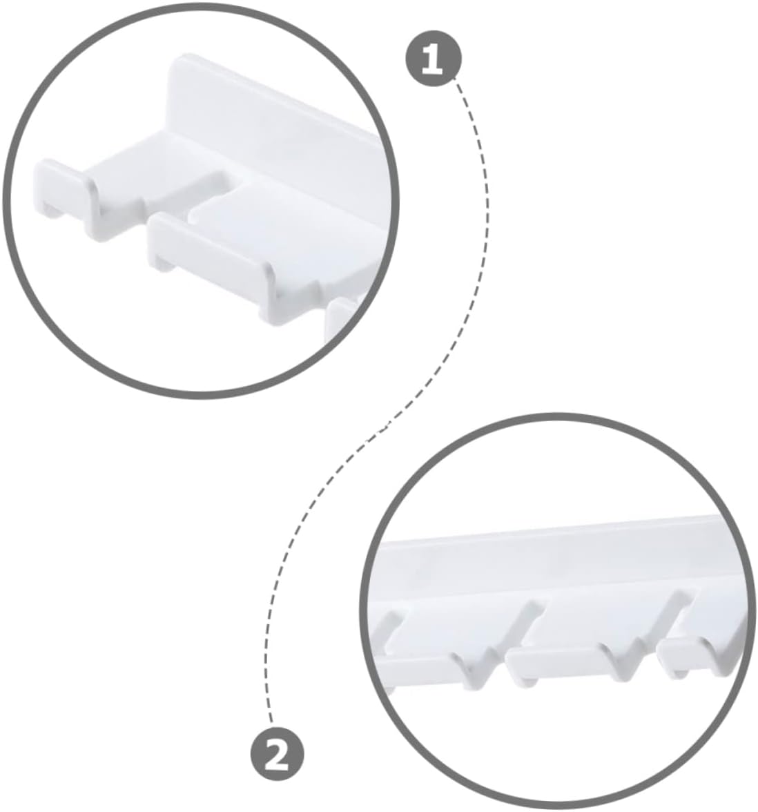 Versatile Wall Hanging Toothbrush Holder from Alipis