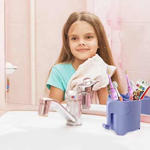 Suction Cup Elephant Toothbrush Holder for Kids