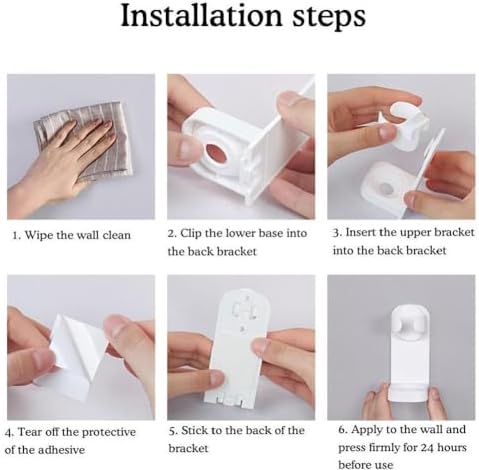 Safe Electric Toothbrush Holder Wall-Mounted Punch-Free