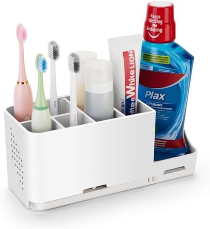 Easy-to-Use Durable Electric Toothbrush Holder for Bathroom Storage
