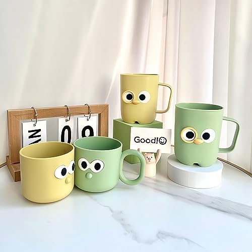 4 Pcs Cute Cartoon Toothbrush Holders for Kids and Adults