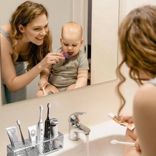 6-Slot Water Ripple Toothbrush Holder