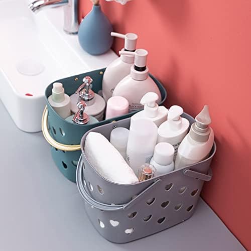 Sturdy BPA-free shower caddy with handles for bathroom essentials
