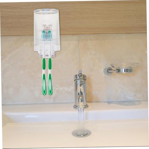 Space-Saving Wall-Mounted Toothbrush Holder for Kids