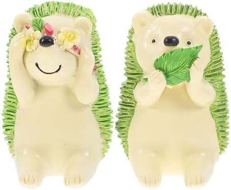 2Pcs Cartoon Hedgehog Toothbrush Holders