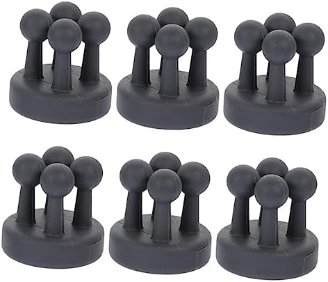 6Pcs Space Saving Wall Mounted Silicone Toothbrush Holders