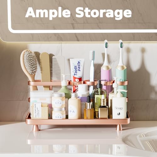 Electric Toothbrush Holder - Rose Gold Design for Clean and Convenient Daily Use
