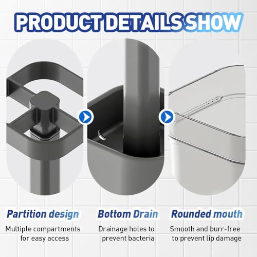 Premium Toothbrush Organizer Stylish Compact Durable