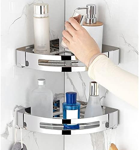 Corner Shower Caddy 304 Stainless Steel Organizer Shelf