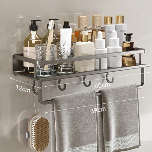 No-Punch Hanging Shower Caddy