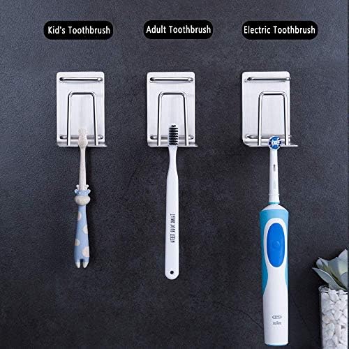 Stainless Steel 3-in-1 Wall-Mounted Toothbrush Holder