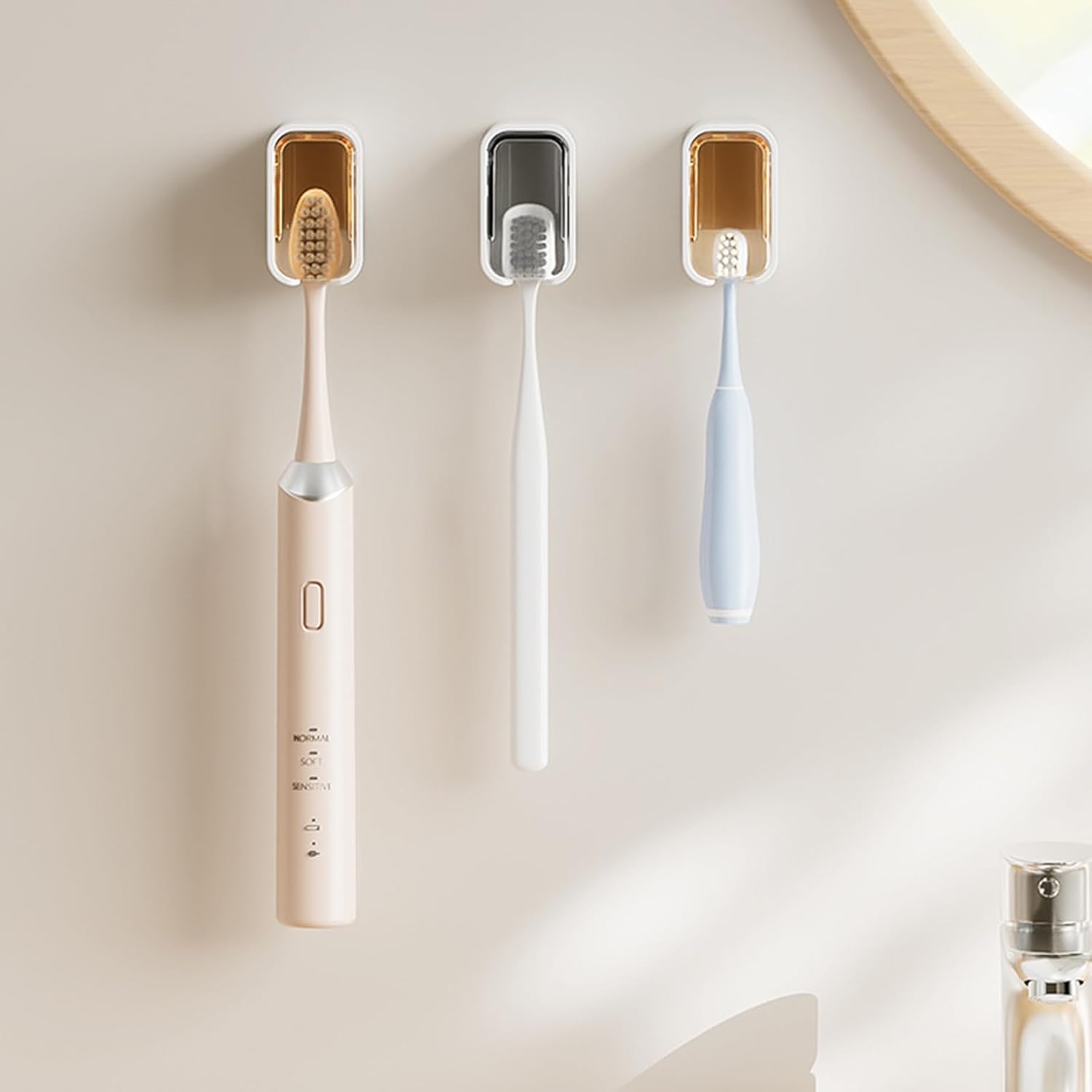 Clutter-Free Bathroom endorse Electric Toothbrush Holder