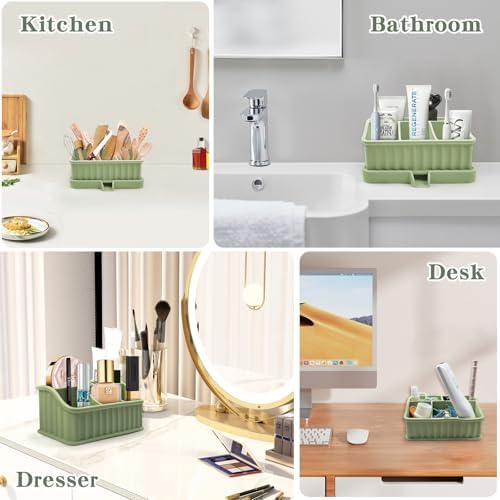 Ayehe Toothbrush Holder with Drainage and 5 Slots