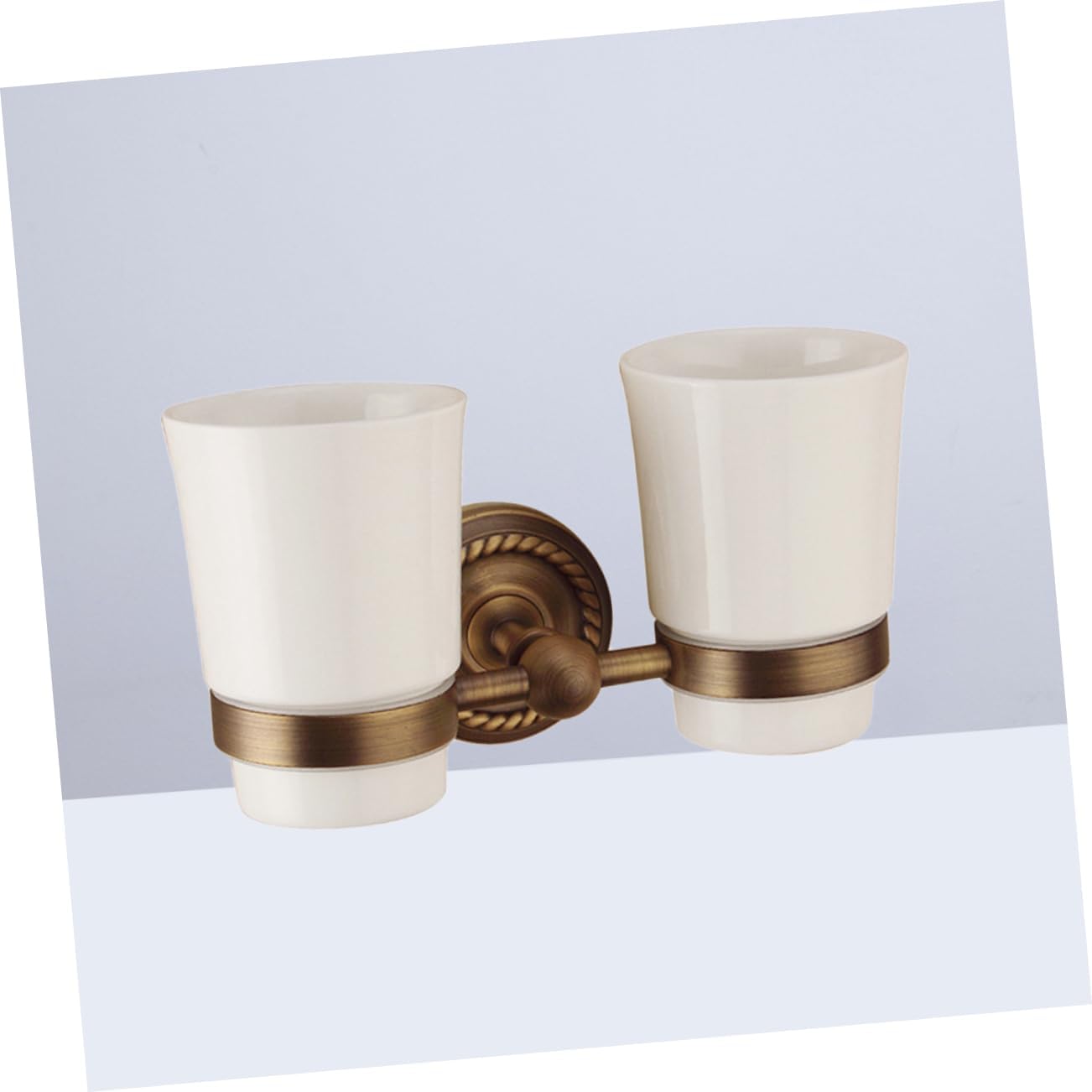 Vivid Wall-Mounted Toothbrush Cup Holder