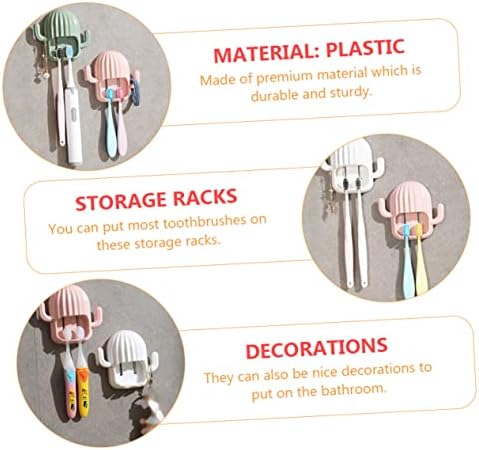 Elegant Cactus Toothbrush Racks