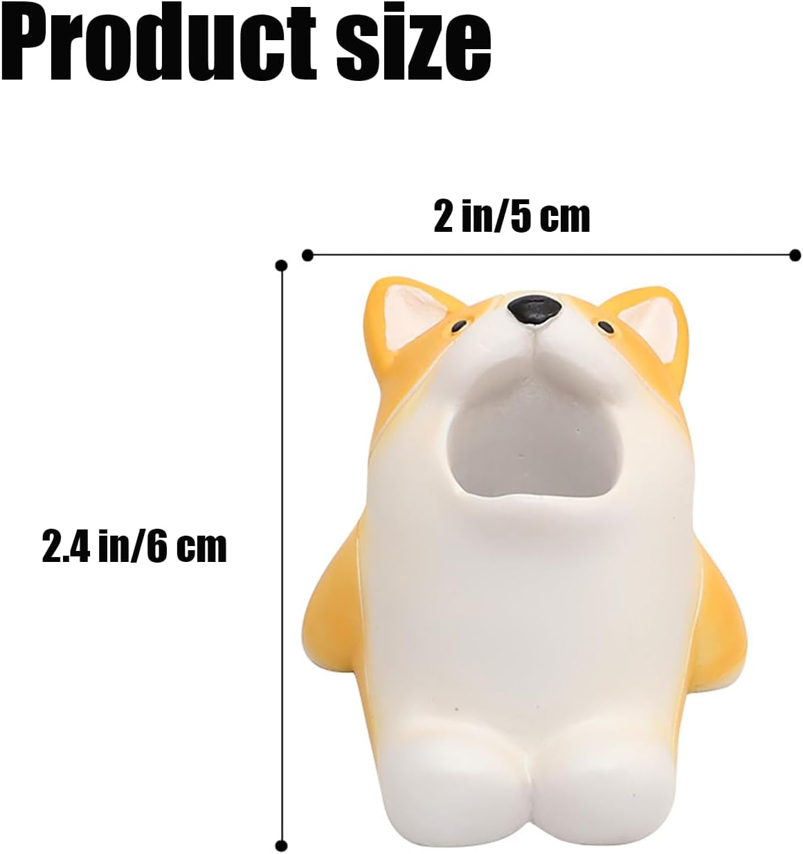 4PCS Cute Animal Toothbrush Holder Funny Pen and Makeup Brush Storage