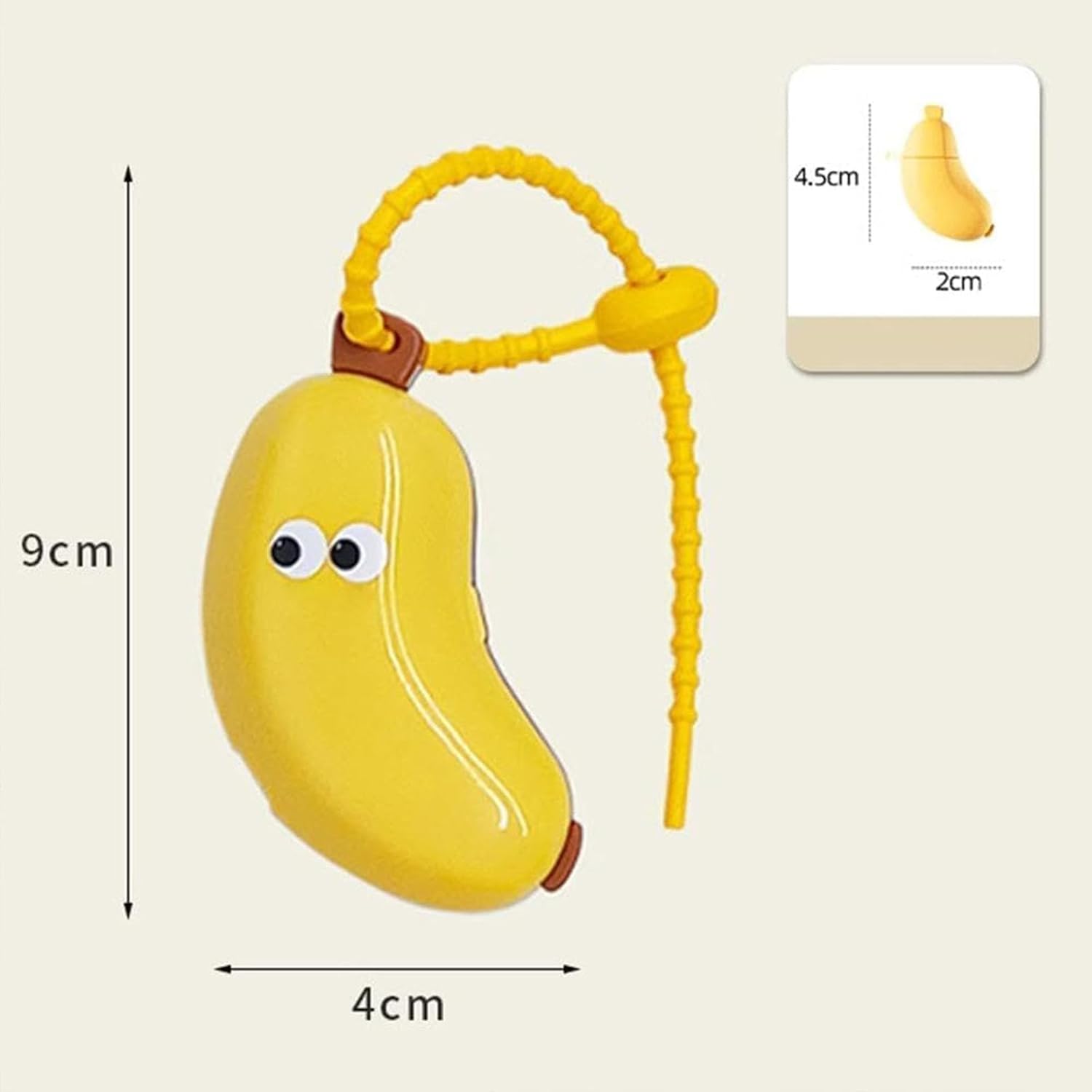 Banana Toothbrush Holder Travel-friendly Dispenser Case